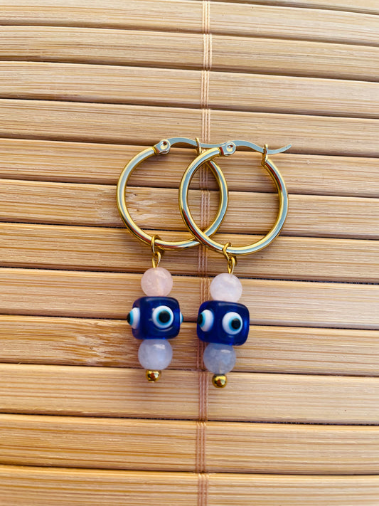 Aros Amuleto Azul