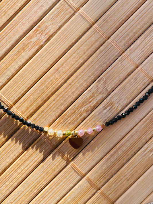 Collar Corazón de Medianoche
