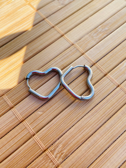 Aros Corazón de Luna