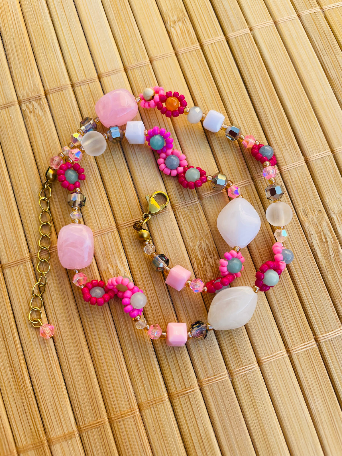 Collar Corazón en Flor