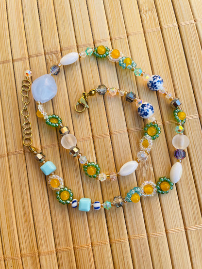 Collar Corazón en Flor