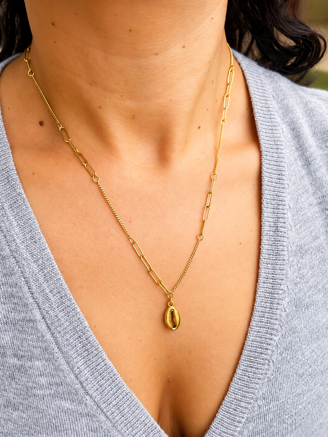 Collar Conchita Dorada