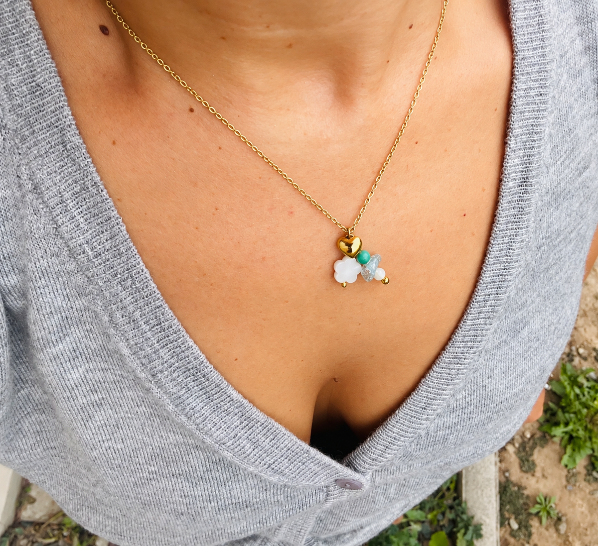 Collar Corazón del Cielo