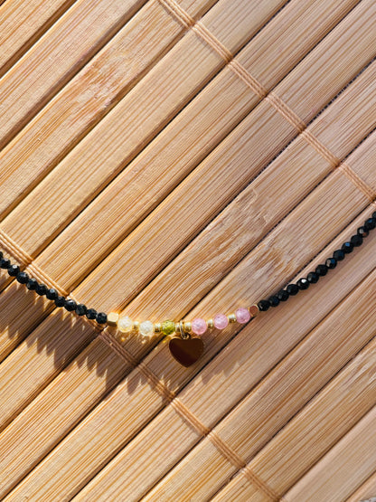 Collar Corazón de Medianoche