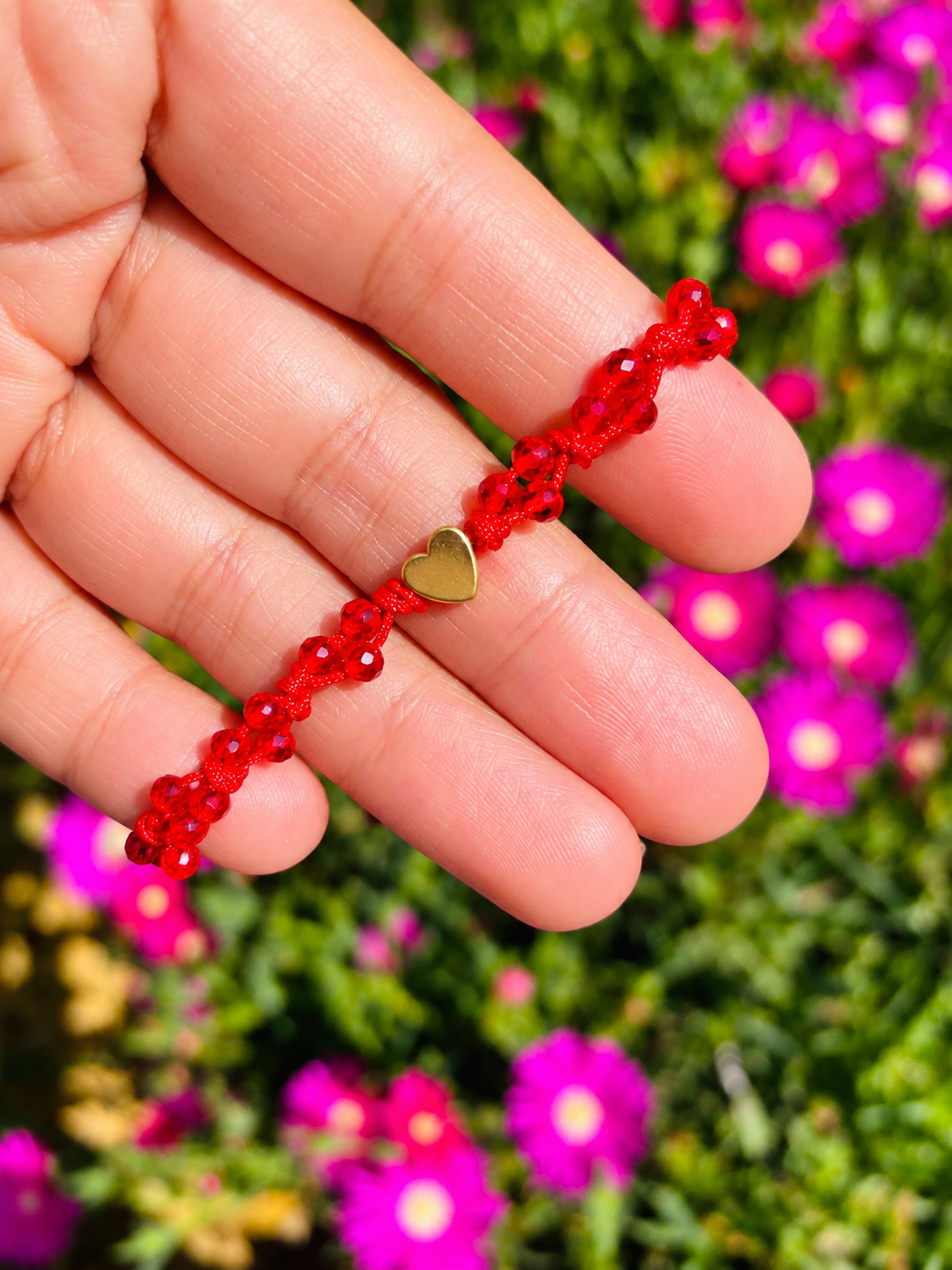 Pulsera Corazón Rojo